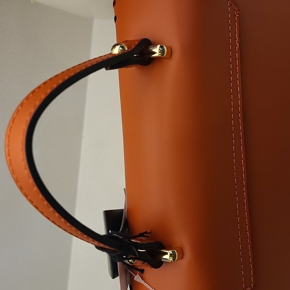 Roberto rossi leather tophandle bag x12 zucca s29 Italy - Picture 8 of 17